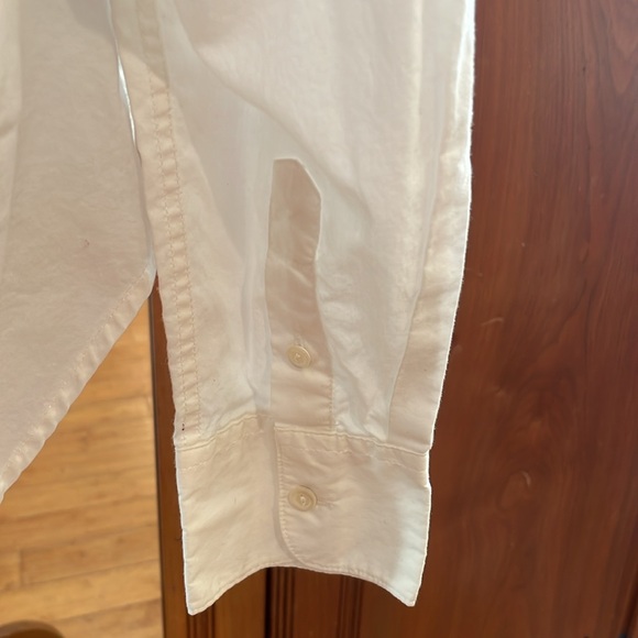 Vintage 90s the Limited white button-down shirt 100% cotton womens size M medium - Picture 4 of 10